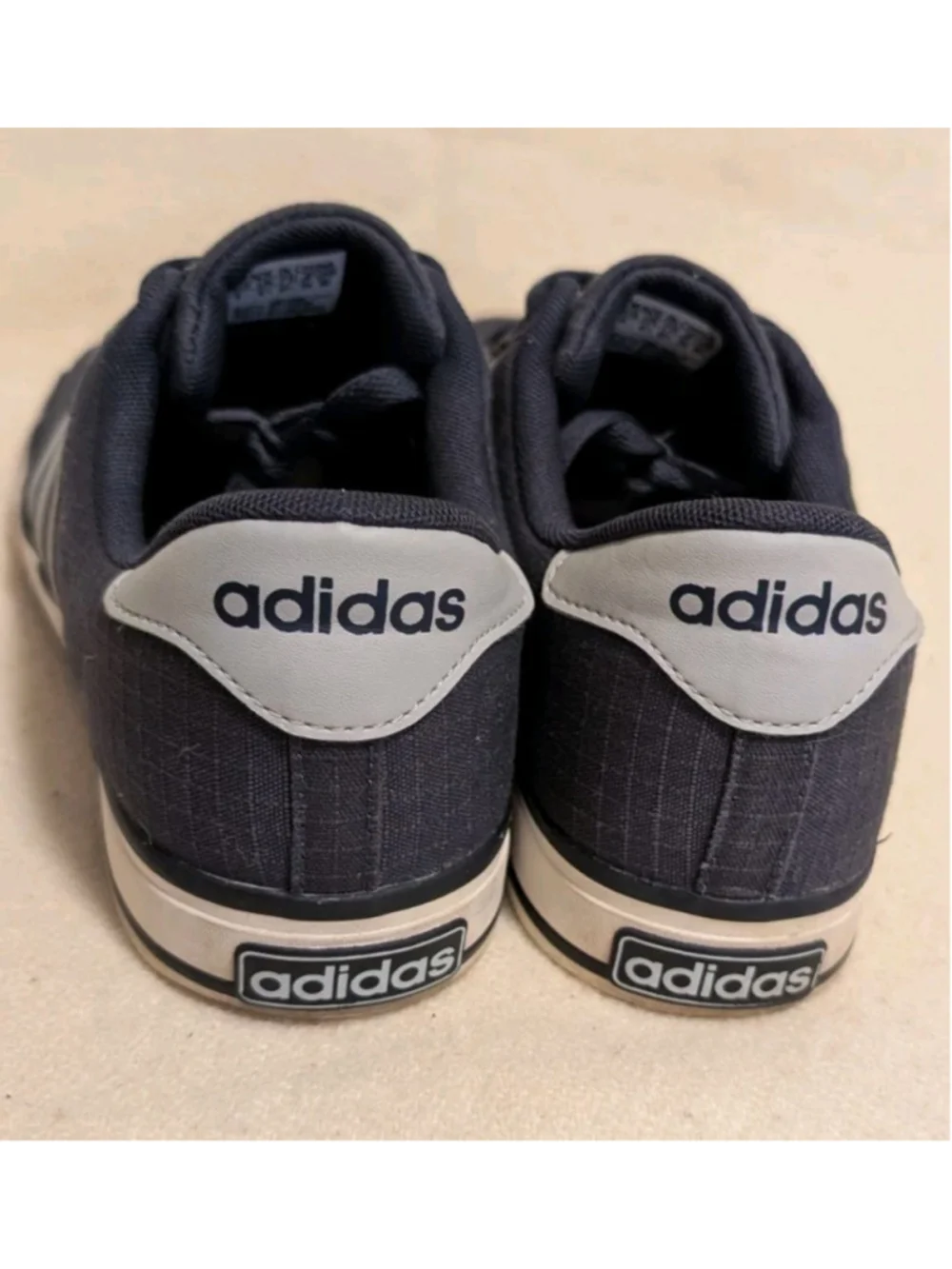 Adidas 2015 Neo SE Daily Vulc Casual Walking Sneakers Navy Men's Size 9 F83